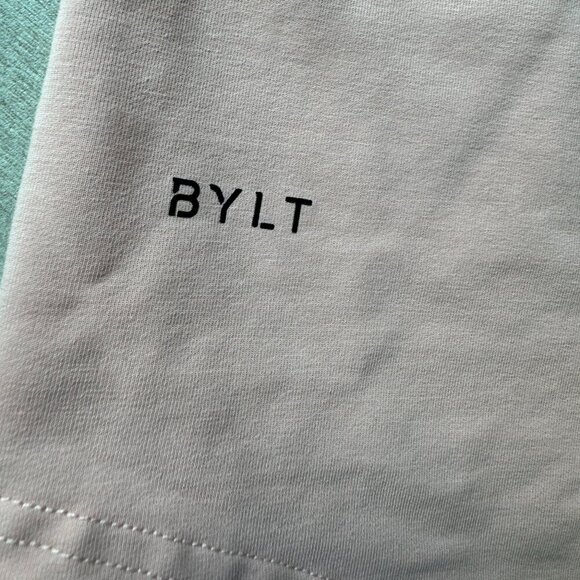BYLT Shirt - Large - Henley Short Sleeve - Drop Cut - Picture 2 of 4